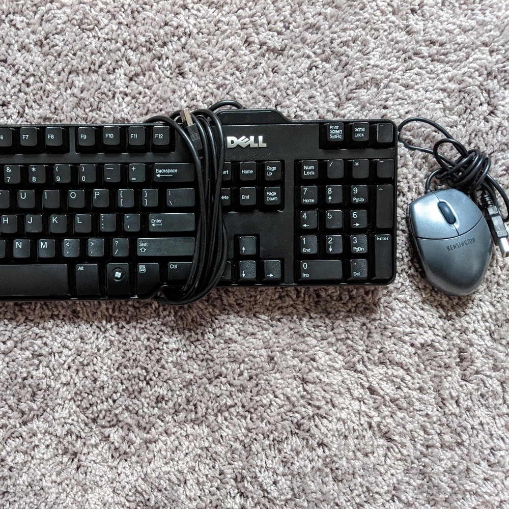 DELL keyboard Model SK-8115 + Mouse MINT CONDITION